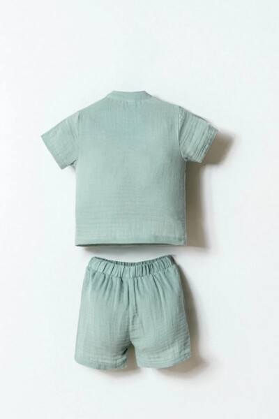 U.S. Polo Şortlu Takım USB2883 Mint - 4