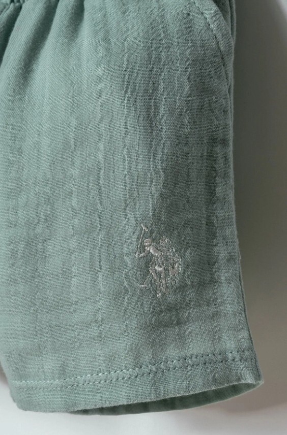 U.S. Polo Şortlu Takım USB2883 Mint - 5