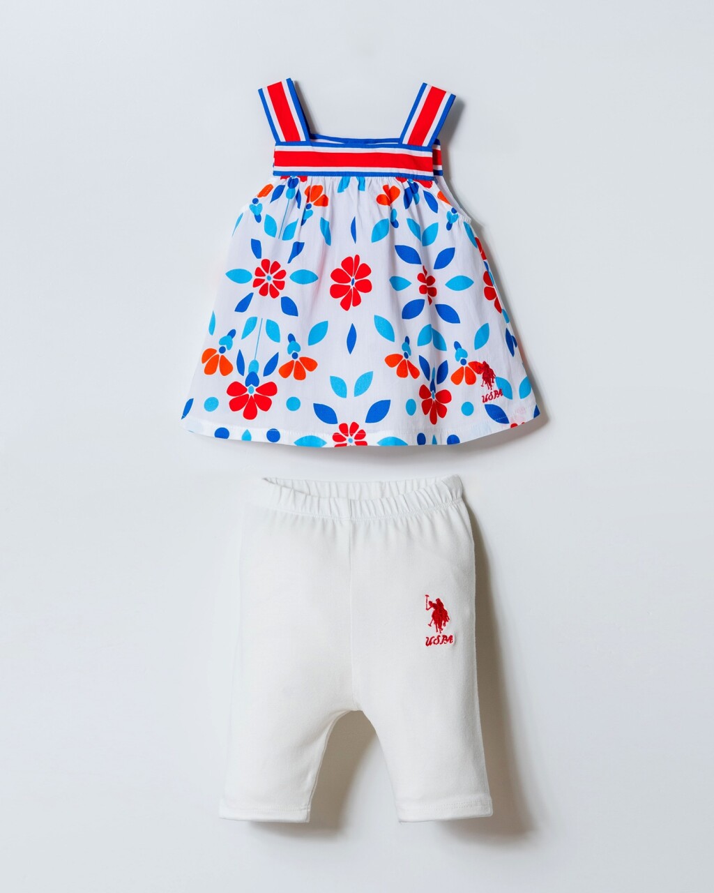 U.S. Polo 2li Takım USB2998 Mavi-Turuncu - 1