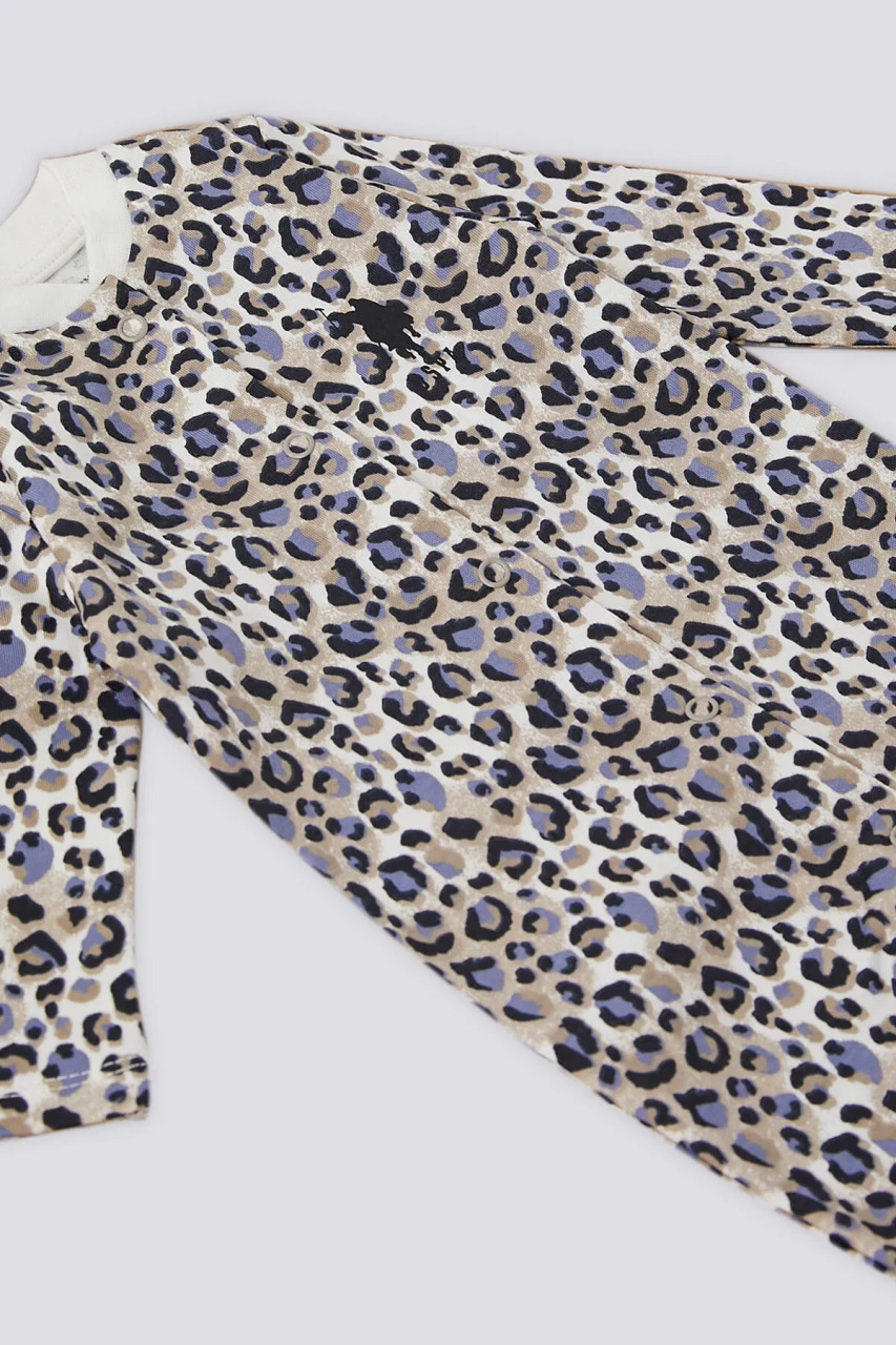 U.S.Polo Kız Bebek 10'Lu Zıbın Seti USB1646 Krem - 2