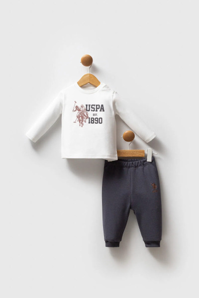 U.S. Polo Assn 3'lü Takım USB2561 Füme - 2