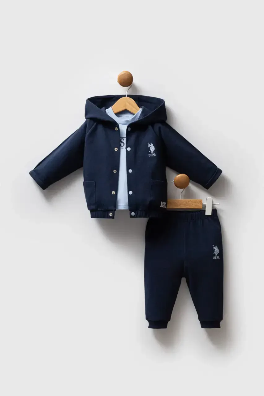 U.S. Polo Assn 3'lü Takım USB2542 Lacivert - U.S.Polo