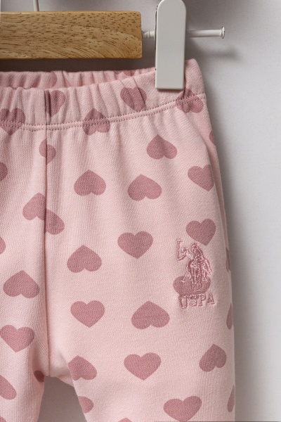 U.S. Polo Assn Gömlek Pijama Takımı USB2711 Açık Pembe - 3
