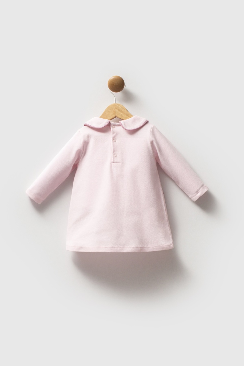 فستان بولو من يو إس بولو أسوسييشن، موديل USB2740، لون وردي - 3