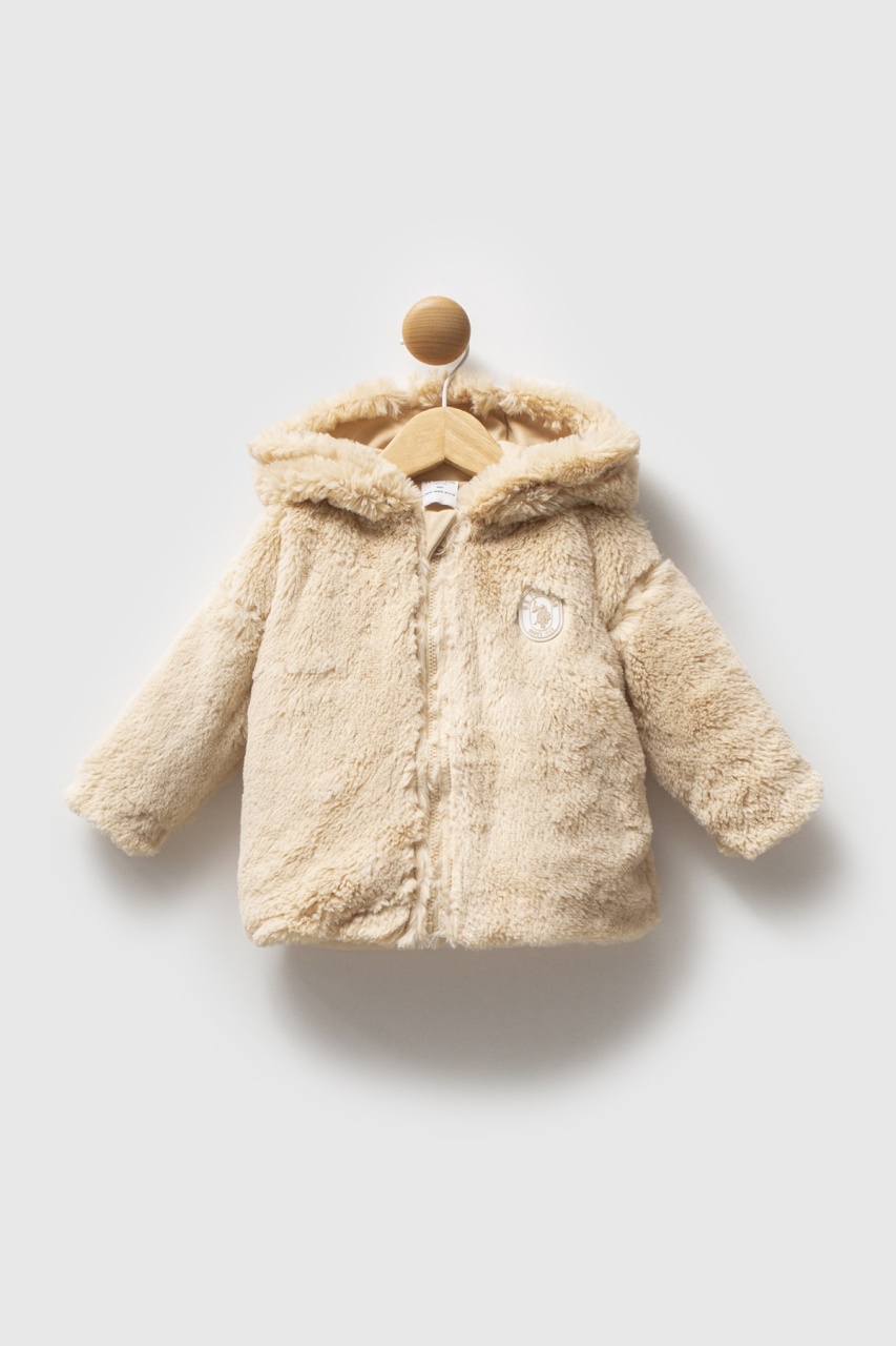معطف أطفال من بولو أسوسييشن، لون بيج، موديل USB2780 - 1