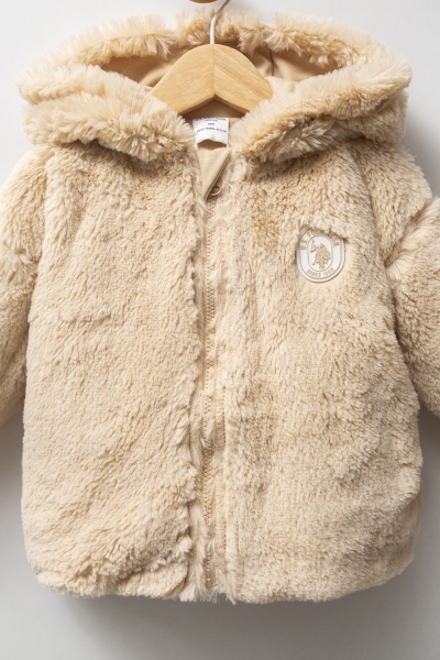 معطف أطفال من بولو أسوسييشن، لون بيج، موديل USB2780 - 2