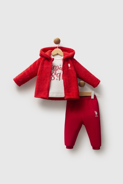 U.S. Polo Assn 3'lü Takım USB2732 Kırmızı - U.S.Polo