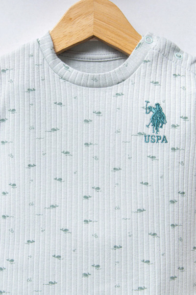 U.S Polo Bebek 2'Li Takım USB2311 Su Yeşili - 2