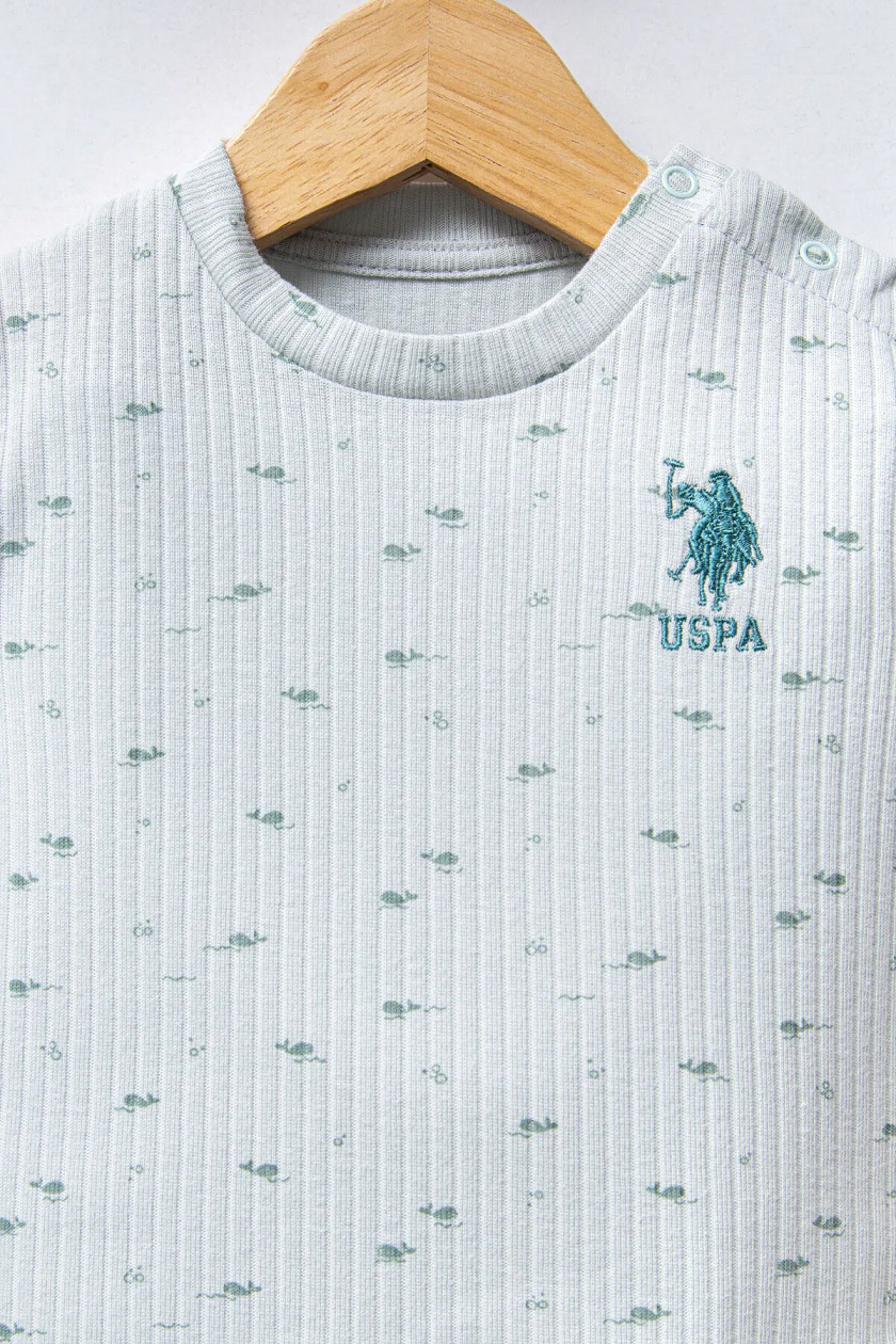 U.S Polo Bebek 2'Li Takım USB2311 Su Yeşili - 2