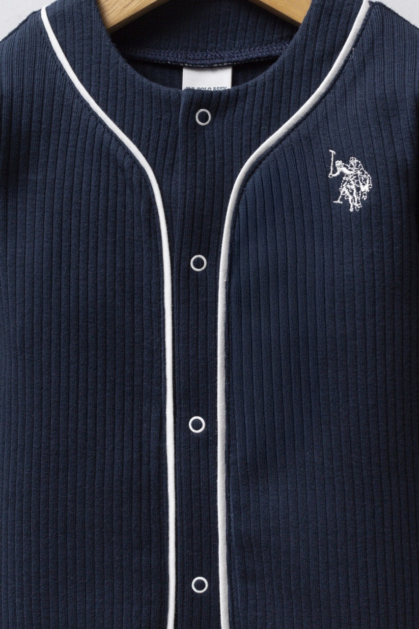 بدلة رياضية من يو إس بولو أسوسييشن، موديل USB2595، لون أزرق داكن - 2