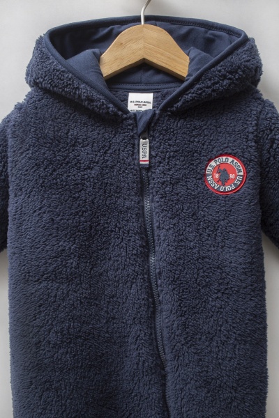 بدلة رياضية من يو إس بولو أسوسييشن، موديل USB2539، لون أزرق داكن - 2