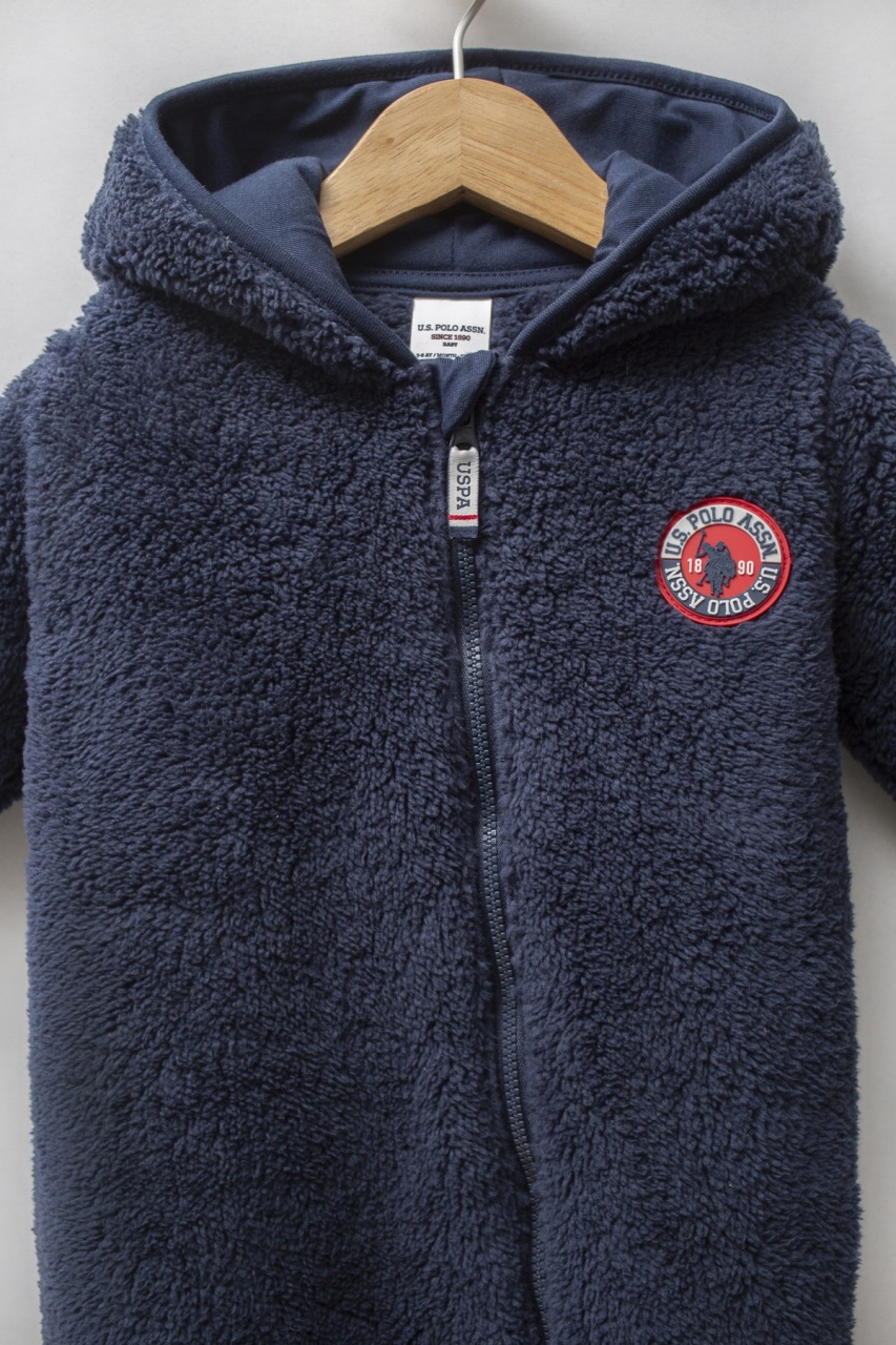 بدلة رياضية من يو إس بولو أسوسييشن، موديل USB2539، لون أزرق داكن - 2