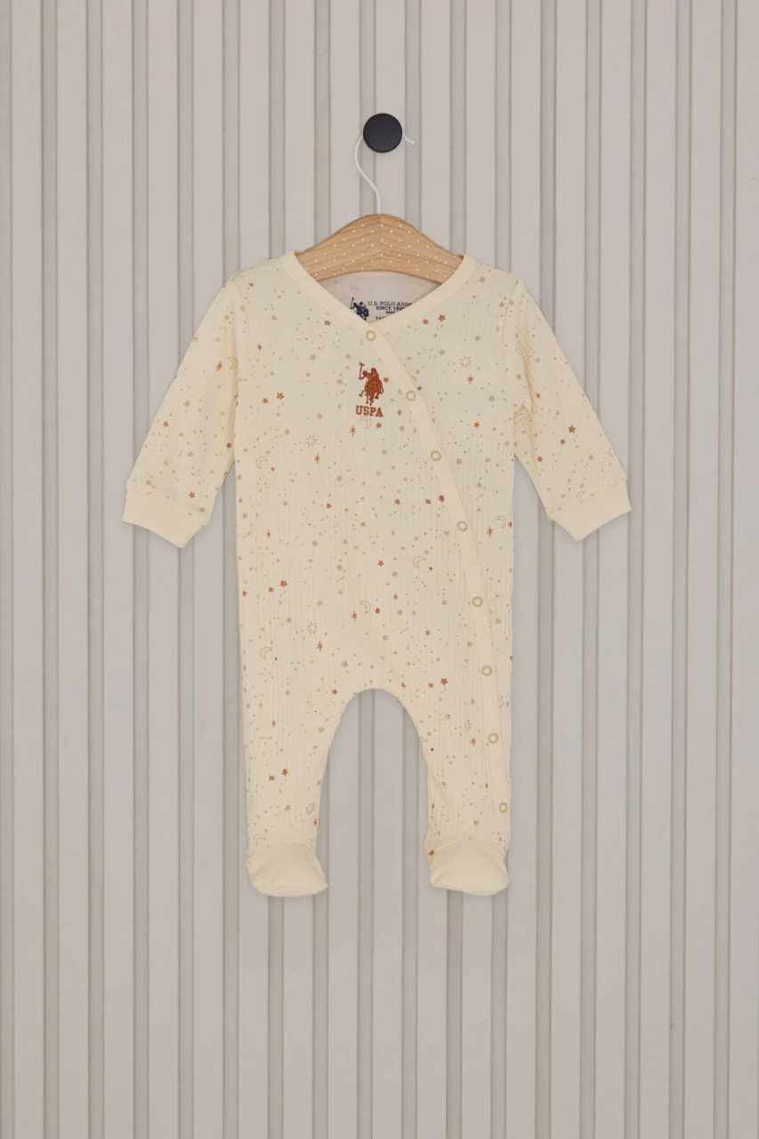 رومبير أطفال بناتي من يو إس بولو، موديل USB2110، لون كريمي - 1