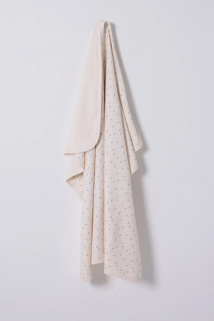 U.S Polo Bebek Battaniye USB2498 Ekru - 1