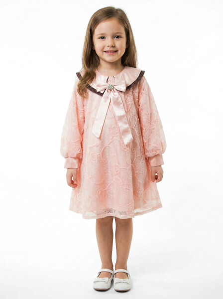 Kız Çocuk Elbise 1-5 Yaş 901 Pembe - Violeta