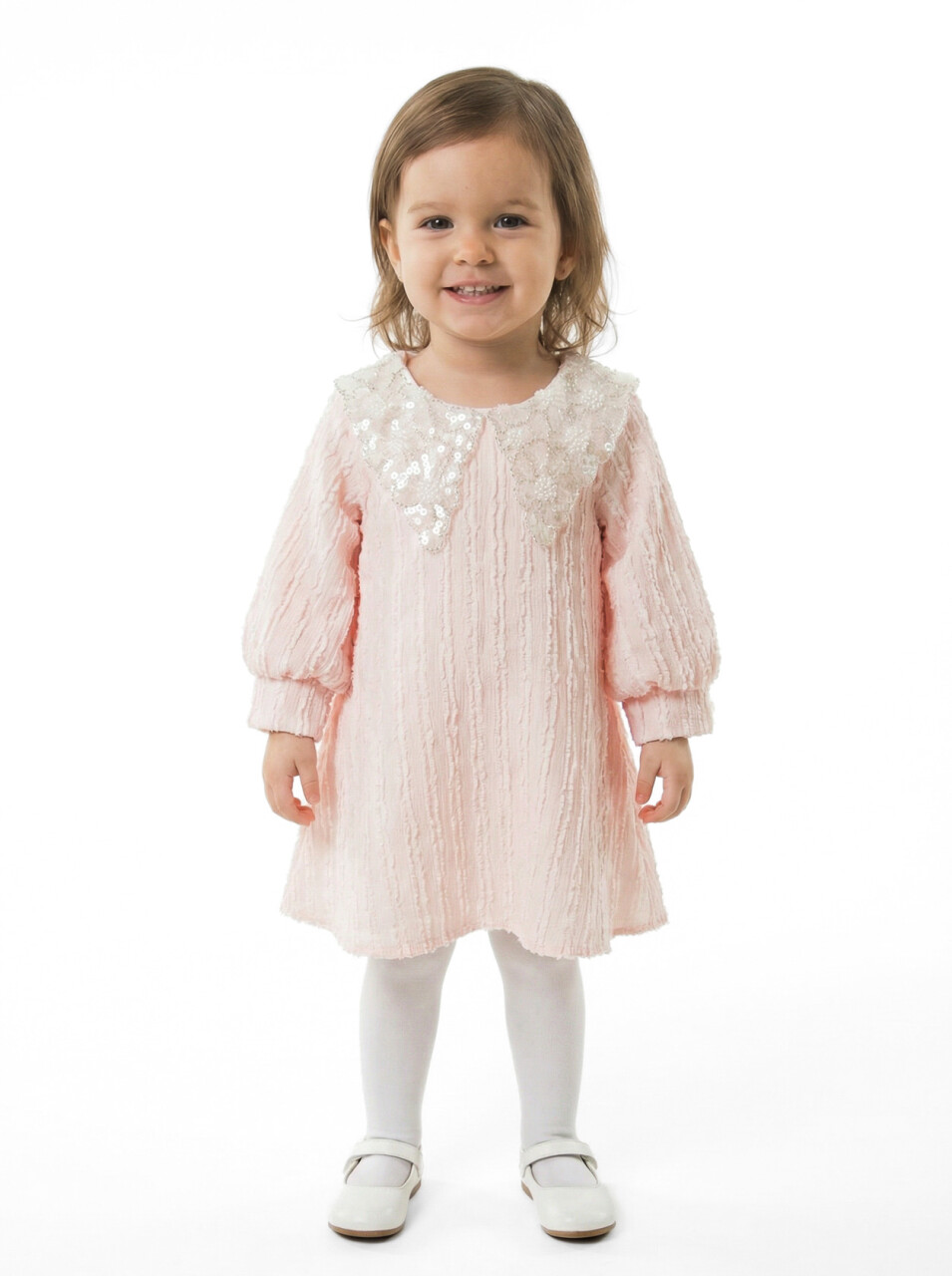 Kız Çocuk Elbise 9-24 Ay 512 Pembe - 1