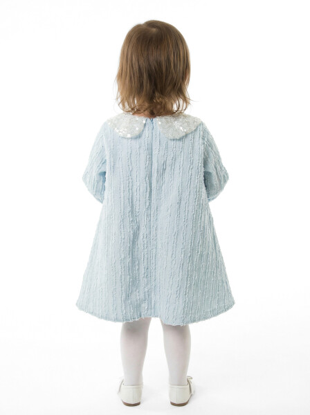 Kız Çocuk Elbise 9-24 Ay 512 Mavi - 2
