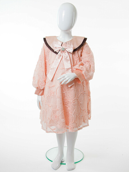 Kız Çocuk Elbise 1-5 Yaş 901 Pembe - 3