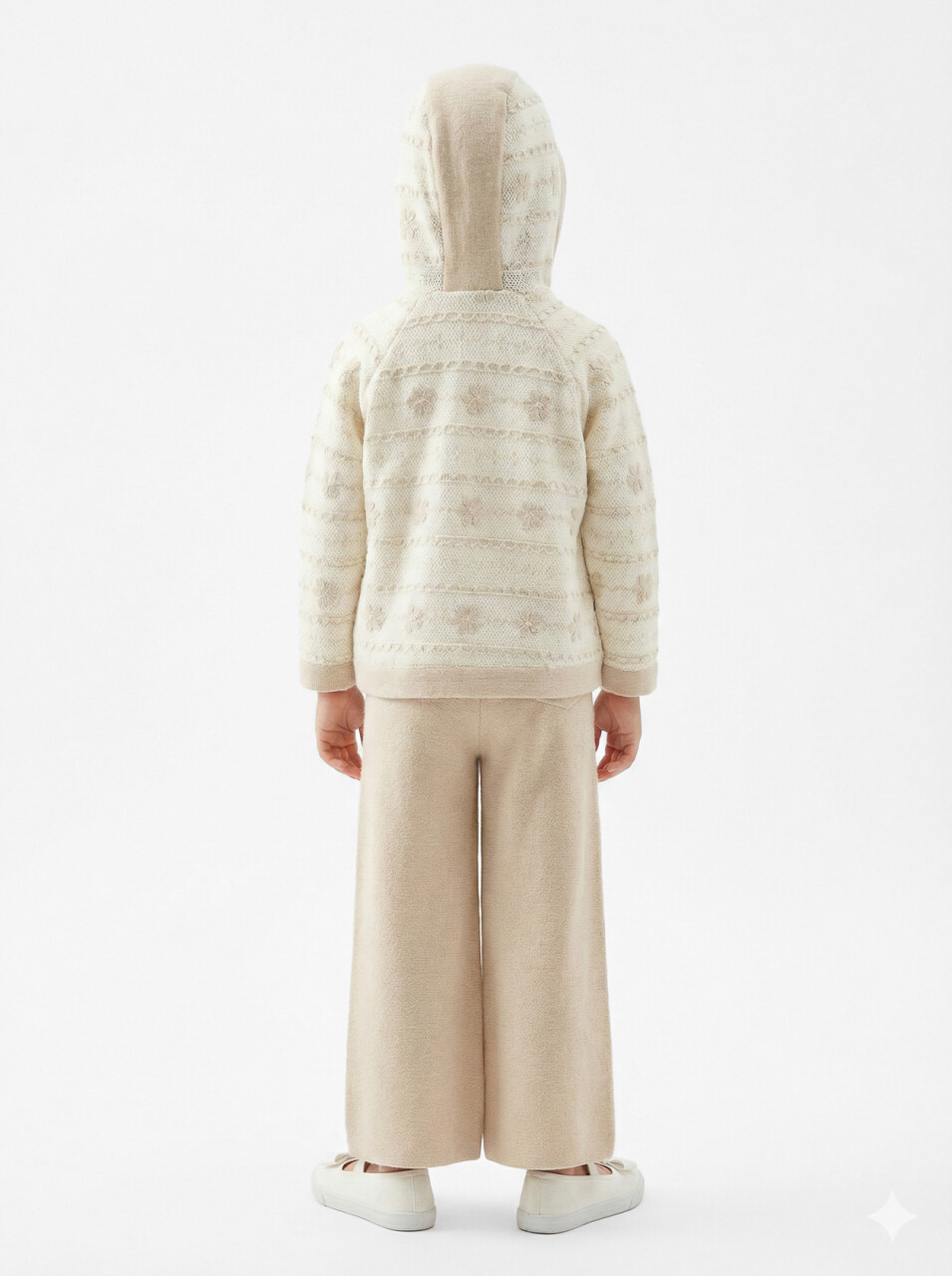 Kız Çocuk 3'lu Alt Üst Takım 6-14 Yaş 801 Bej - 2