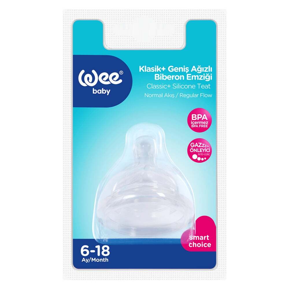 Wee Baby Geniş Ağızlı Biberon Emziği Normal Akış No:2 853 - 2