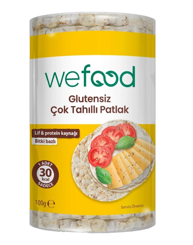 Wefood Çok Tahıllı Pirinç Patlağı 100 Gr - 1