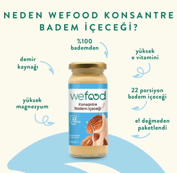 Wefood Organik Badem Sütü Konsantresi 240 Gr - 2