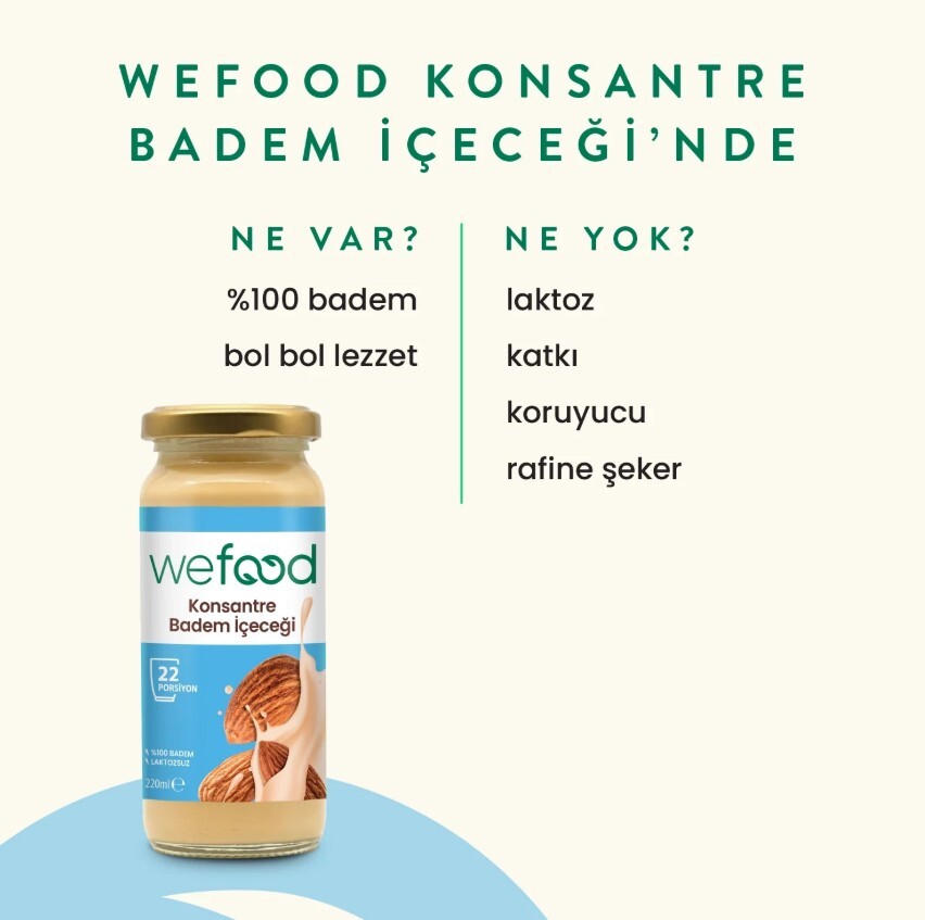 Wefood Organik Badem Sütü Konsantresi 240 Gr - 3