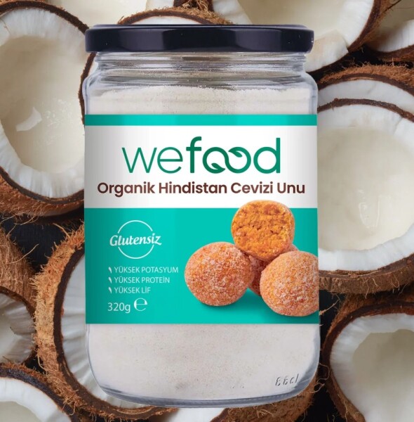 Wefood Organik Hindistan Cevizi Unu 320 Gr - Wefood