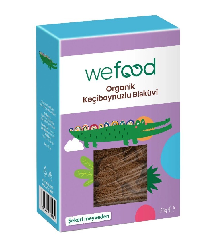 Wefood Organik Kids Keçiboynuzlu Bisküvi 55 Gr - 1