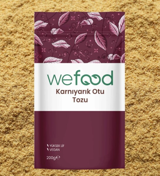 Wefood Organik Karnıyarık Otu Tozu 200 Gr - Wefood