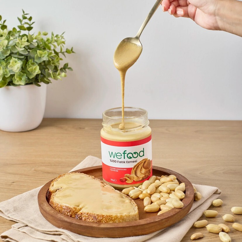Wefood Yer Fıstığı Ezmesi %100 Sade 300 Gr - 4