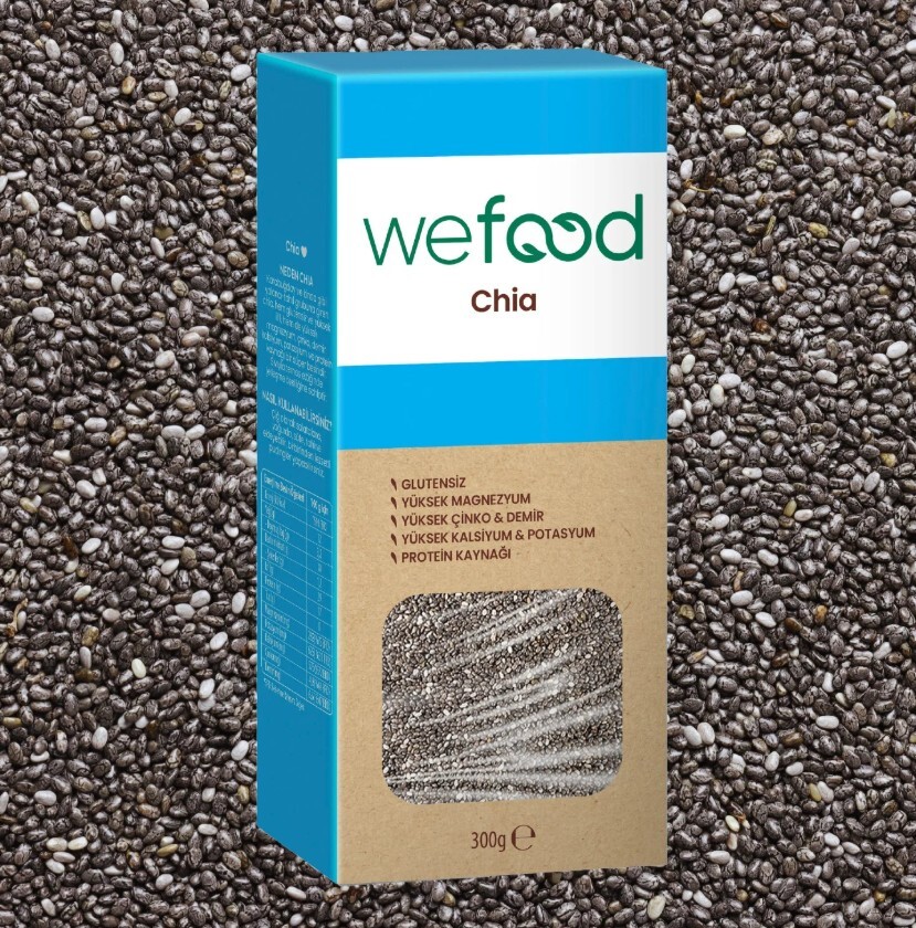 Wefood Siyah Chia Glutensiz 300 Gr - 1