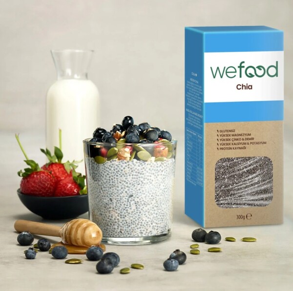 Wefood Siyah Chia Glutensiz 300 Gr - 3