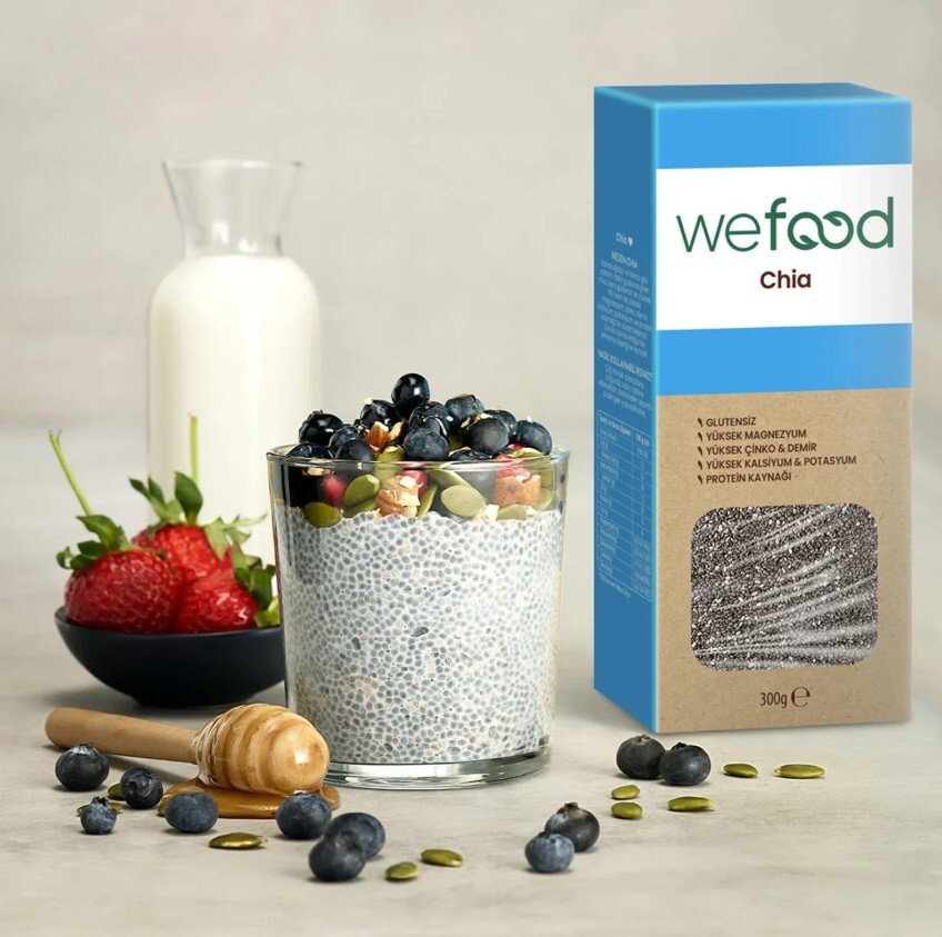 Wefood Siyah Chia Glutensiz 300 Gr - 3