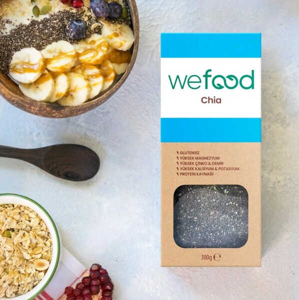 Wefood Siyah Chia Glutensiz 300 Gr - 4