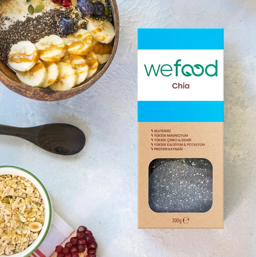 Wefood Siyah Chia Glutensiz 300 Gr - 4