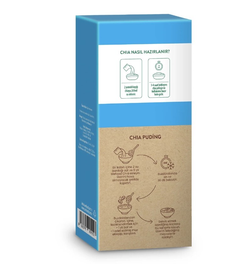 Wefood Siyah Chia Glutensiz 300 Gr - 5