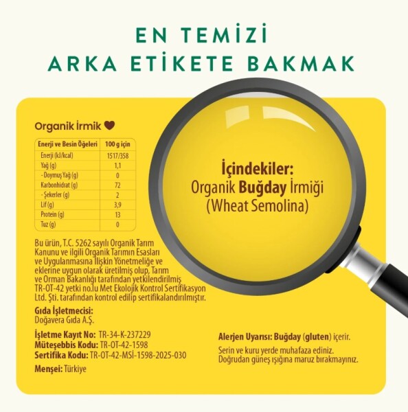 Wefood Organik İrmik 250 Gr - 2