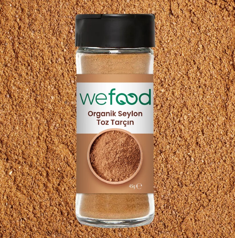 Wefood Organik Seylon Tarçın Tozu 45 Gr - 1
