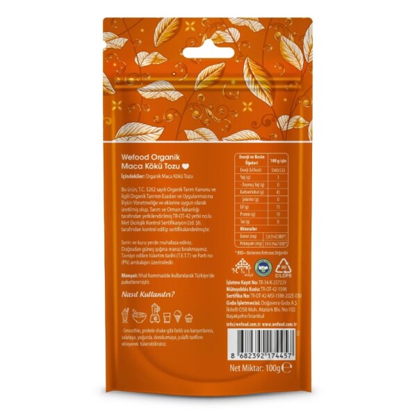 Wefood Maca Tozu 100 Gr - 3