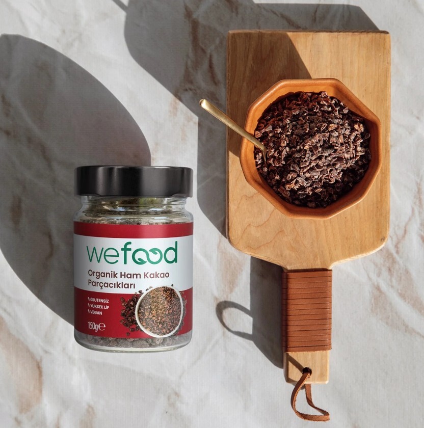 Wefood Organik Ham Kakao Parçacıkları 150 Gr - 4