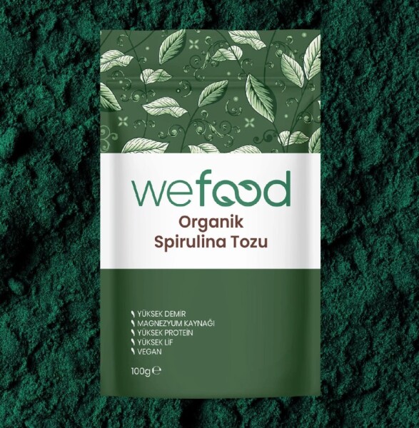Wefood Spirulina Tozu 100 Gr - Wefood