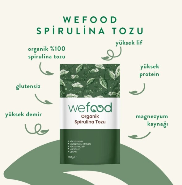 Wefood Spirulina Tozu 100 Gr - 2