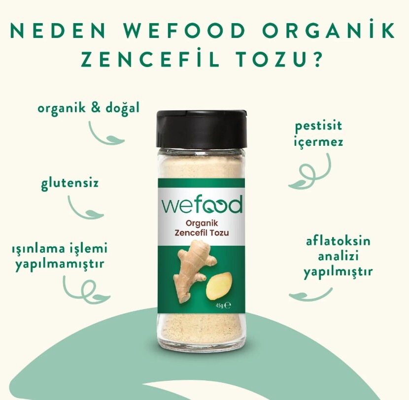 Wefood Organik Zencefil Tozu 45 Gr - 3