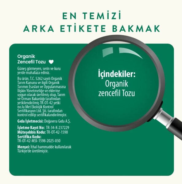Wefood Organik Zencefil Tozu 45 Gr - 4