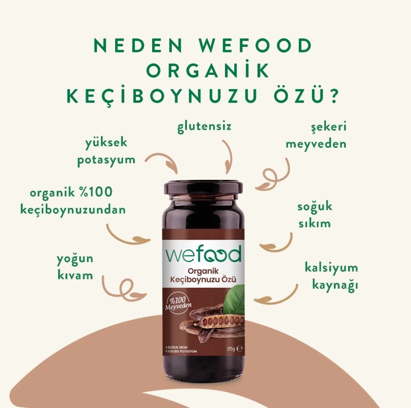 Wefood Organik Keçiboynuzu Özü 315 Gr - 2