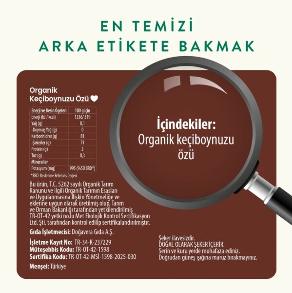 Wefood Organik Keçiboynuzu Özü 315 Gr - 5