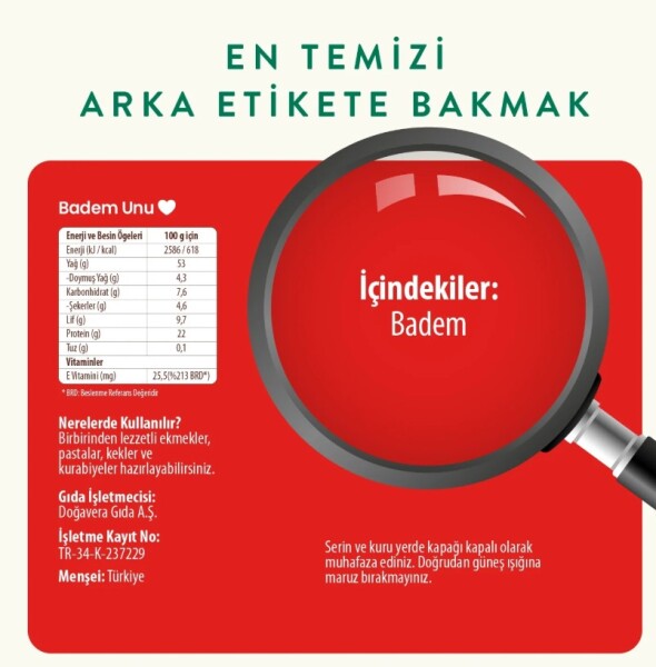 Wefood Badem Unu 250 Gr - 5