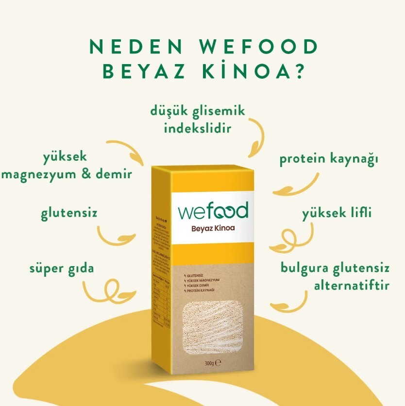 Wefood Beyaz Kinoa 300 Gr - 2