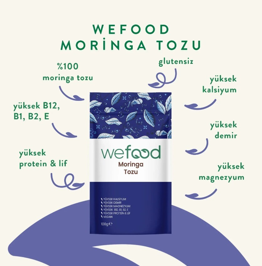 Wefood Moringa Tozu 100 Gr - 2